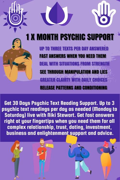 30 Days Psychic Support 